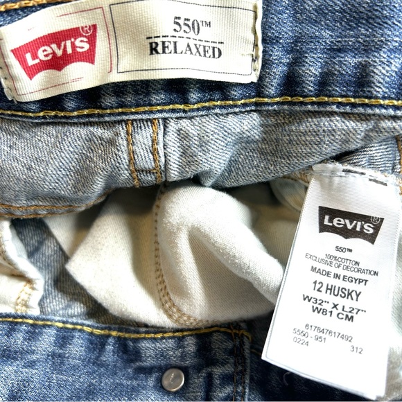 Levi’s 550 Relaxed Fit 12 Husky W32 L27 - Picture 9 of 13